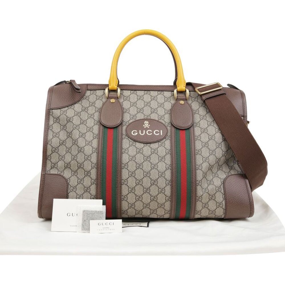 Gg Duffle Tote Shoulder Bag